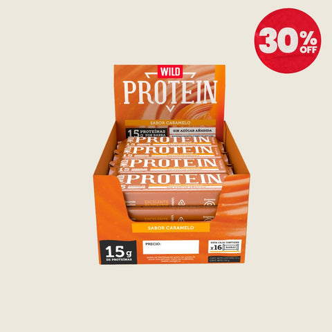 Wild Protein Caramelo 16 unidades
