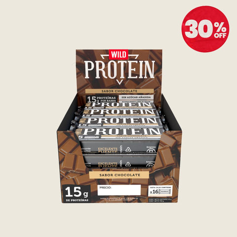 Wild Protein Chocolate 16 unidades