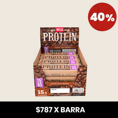 Wild Protein Mokka 16 unidades