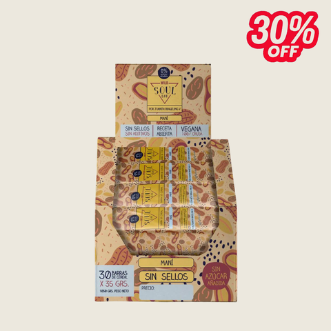 Soul Bar Maní 30 unidades